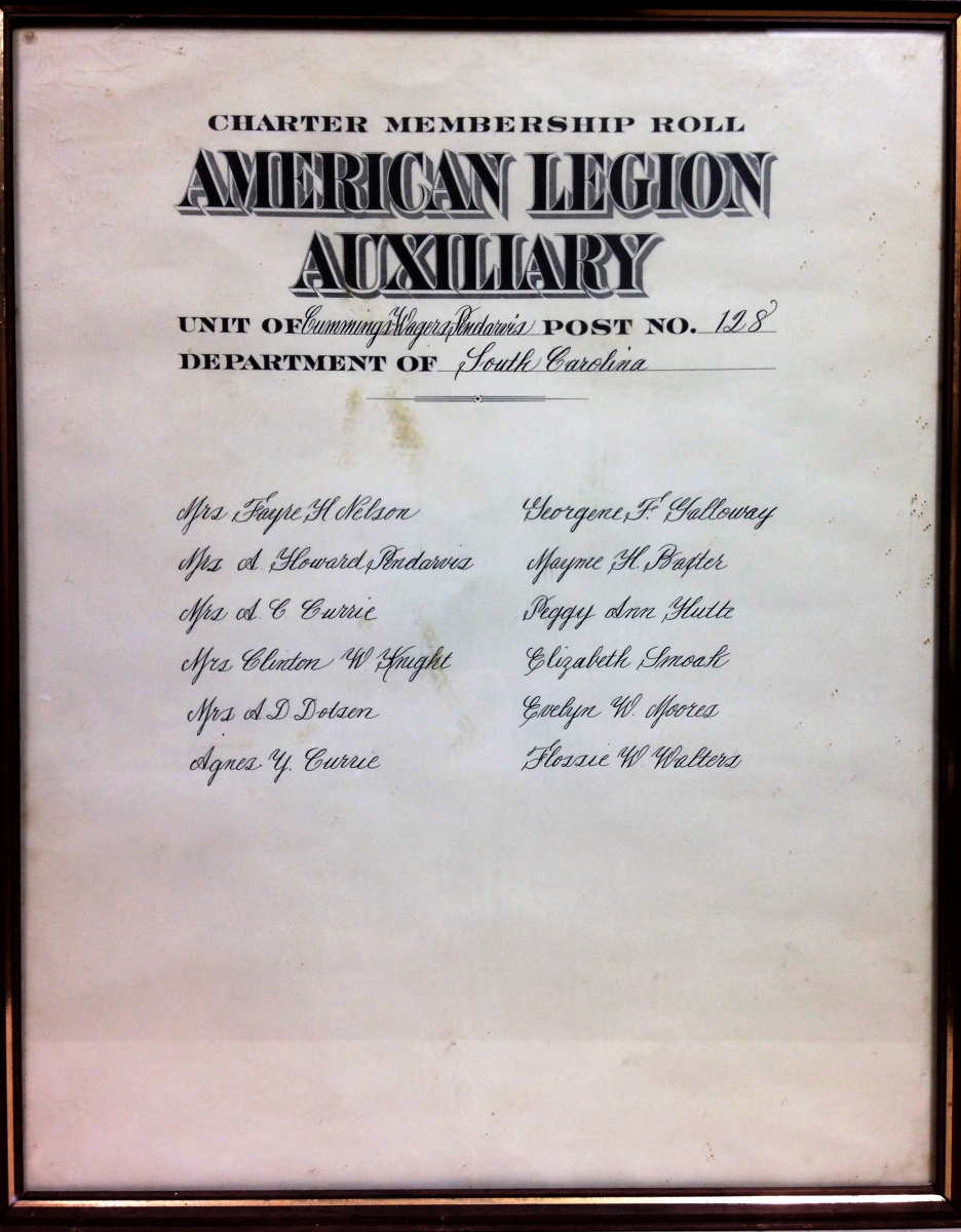 Charter Membership Roll The American Legion Centennial Celebration